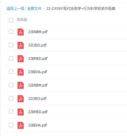 讲座回顾 | ISEF生信/生物医学/行为学作品详解！获奖作品评析&要素提炼！